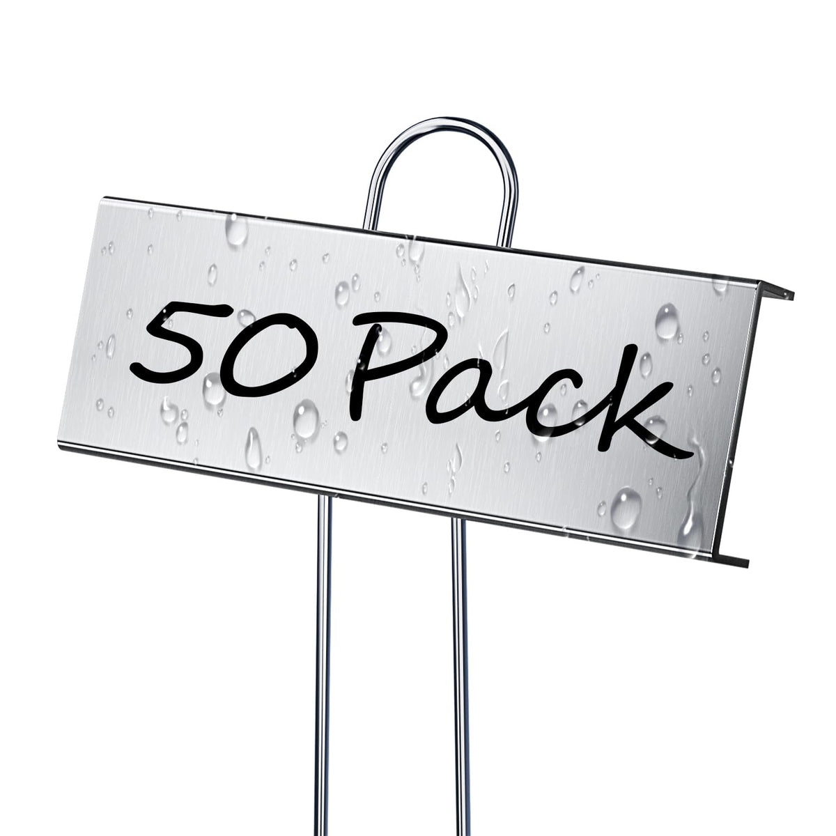 30 Pack Metal Plant Labels for Outdoor Garden Waterproof Plant Markers, Labels Garden Markers for Seedlings Herbs Vegetable Greenhouse Gifts, with Pen