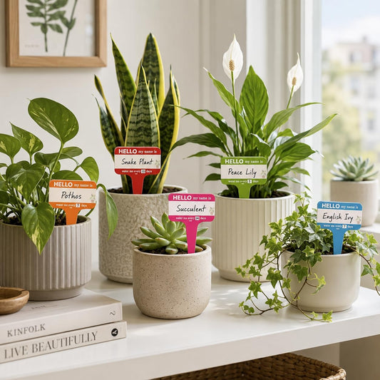 Plant Name PVC Card Plant Labels Plant Care Name Tags Plant
