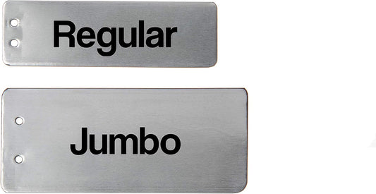 Impress-O-Tags Aluminum Plant Label Tree Tags Pot Label Tag Outdoor Marker Metal (100 Regular Size Labels)