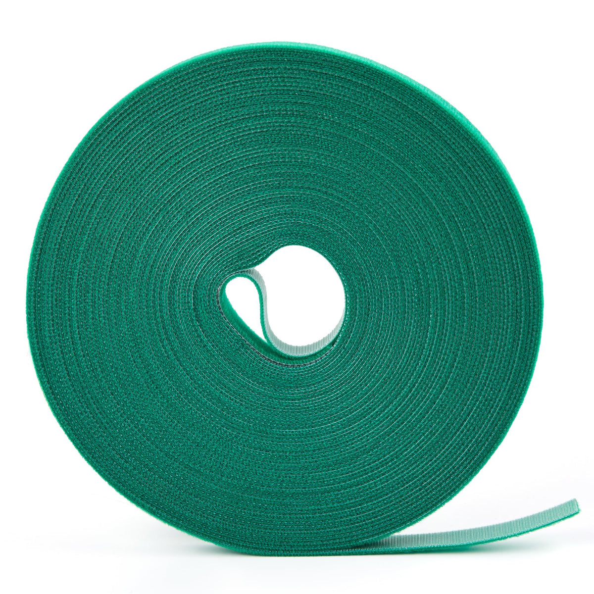 100 ft x 1/2 inch Reusable Plant Ties Roll for Indoor & Outdoor Plants, Non-Toxic Soft Garden Ties, Cut-to-Length Nylon Ties, Gentle Support for Climbing Plants, Tomato Peppers & Vines, Green