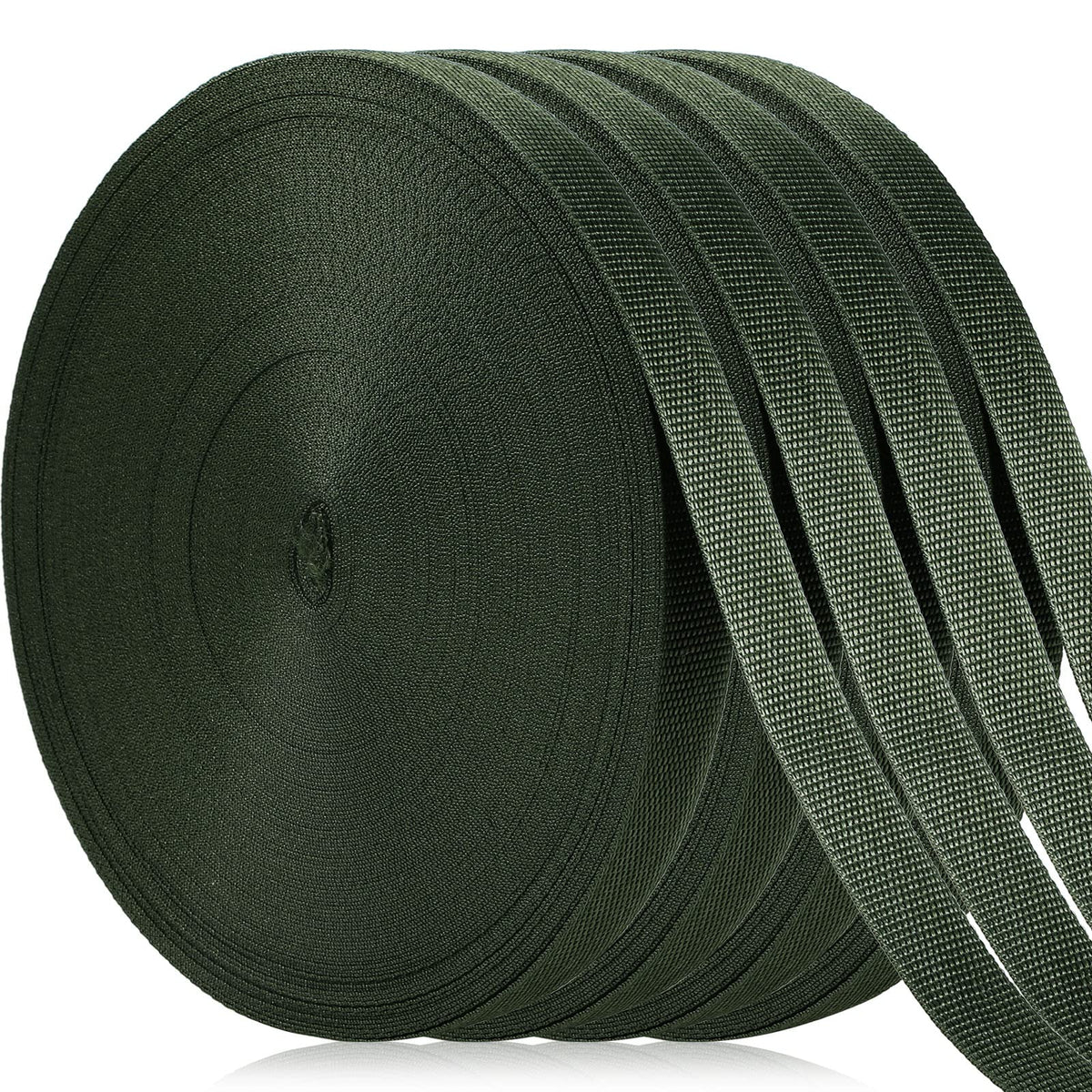 Shappy Tree Tie Support Strap for Staking, Dark Khaki, 295 Feet x 1 Inch