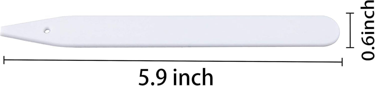 1000 Pcs 6 Inch Plant Markers, White