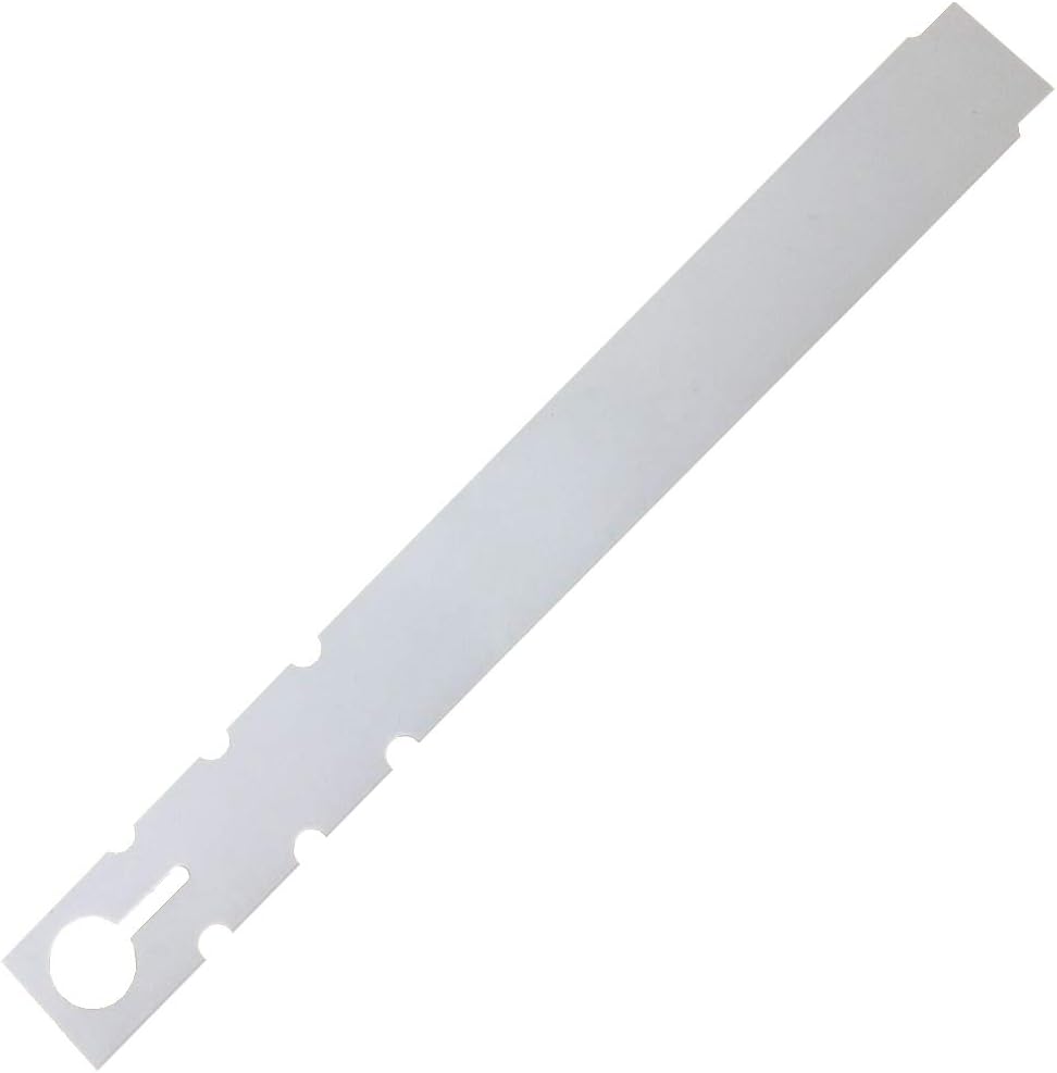9" x 1" White - 250 Pcs - Plastic Plant Tags and Labels - Wrap Around Thermal Plastic - Nursery Garden Tree Labels | Made in The USA |