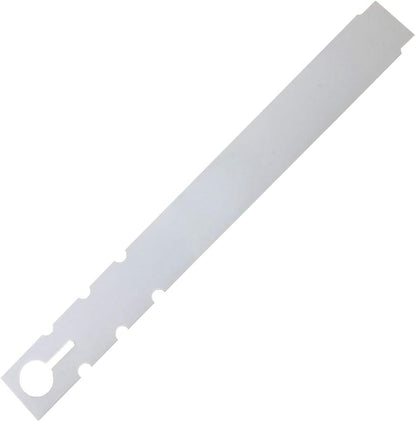 9" x 1" White - 250 Pcs - Plastic Plant Tags and Labels - Wrap Around Thermal Plastic - Nursery Garden Tree Labels | Made in The USA |