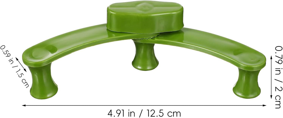 5pcs Plant Branch Benders Clips for Gardening, Reusable Green Twig Bending Clamps for Tree Training and Bonsai Shaping, Adjustable Branch Pullers for Outdoor Plant Support