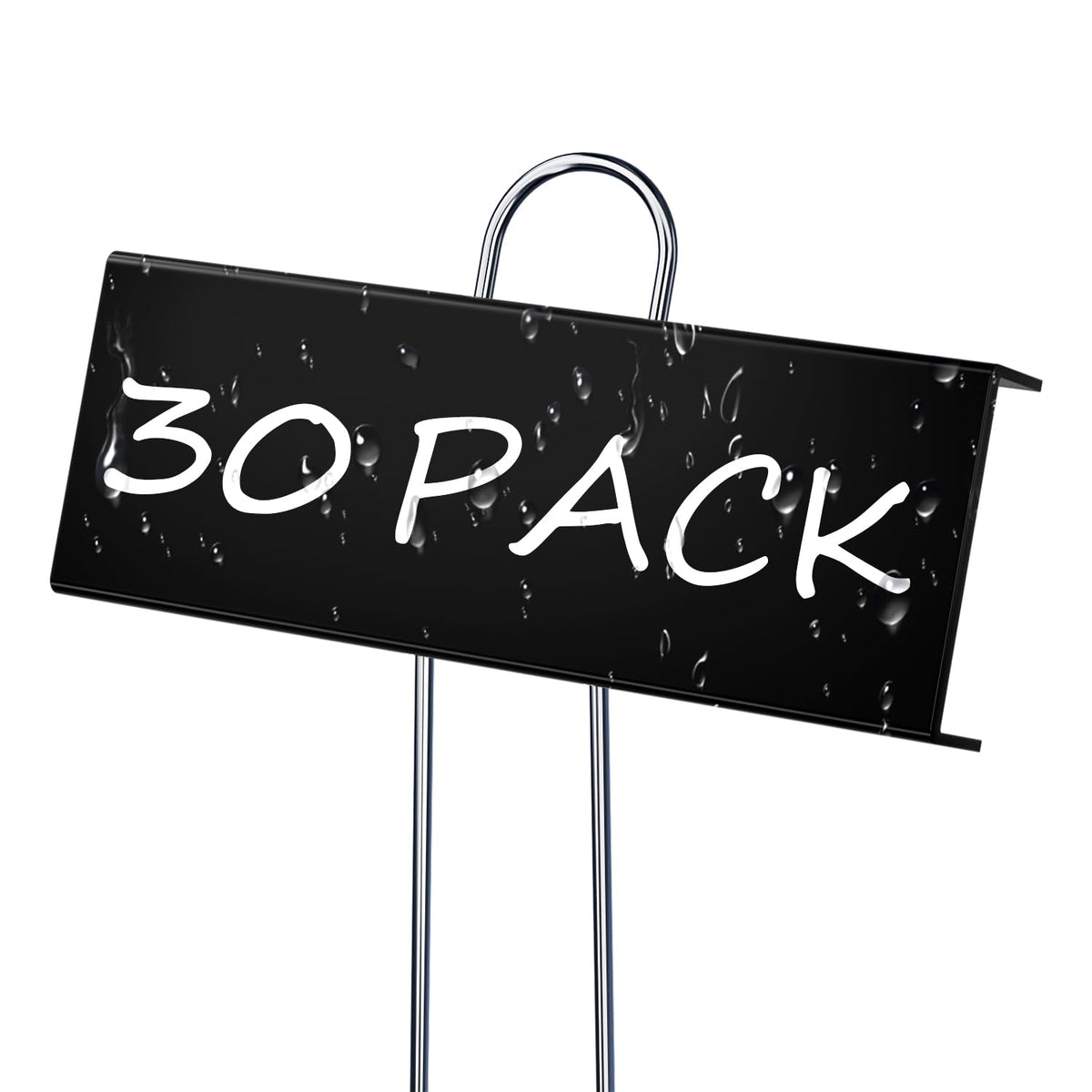 30 Pack Metal Plant Labels for Outdoor Garden Waterproof Plant Markers, Labels Garden Markers for Seedlings Herbs Vegetable Greenhouse Gifts, with Pen