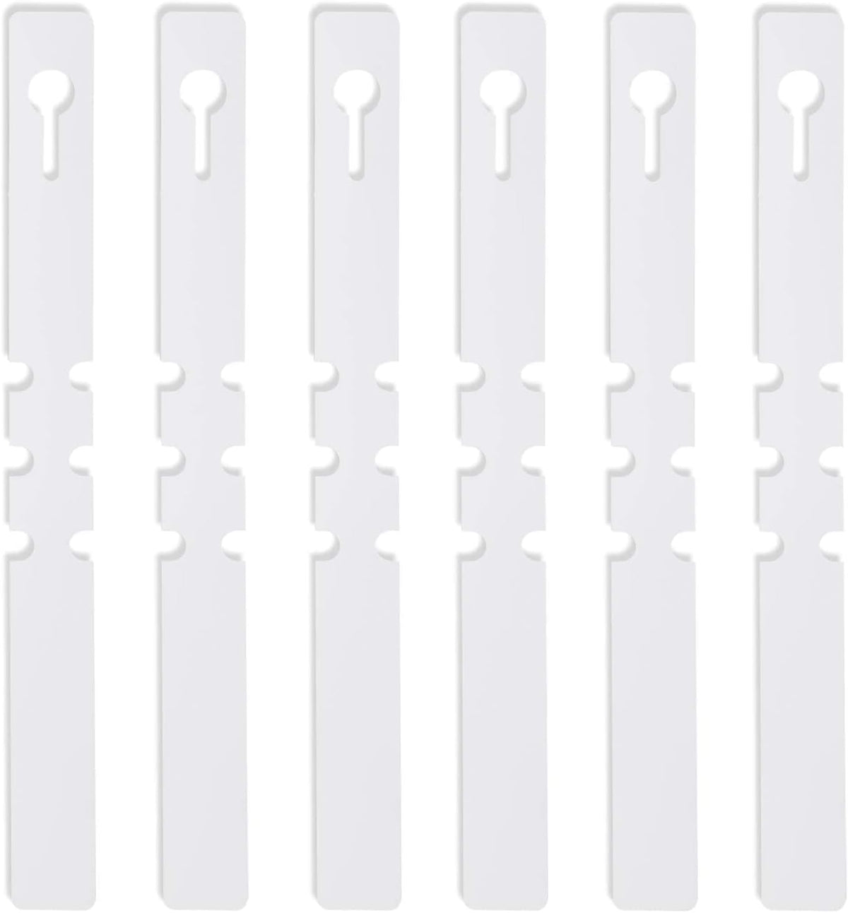 KINJOEK 1800 PCS White Plant Labels, Adjustable PVC Plant Tags Garden Plant Labels