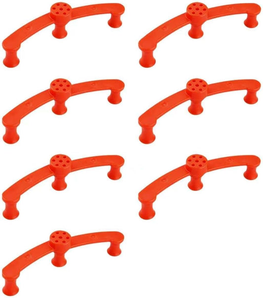 7-Pack Red Plant Training Clips, Adjustable Plant Branch Support Clips for Shaping and Bending, Branch Shaping Tool for Bonsai, Garden, Orchardists, Farmers, Arborists, Flower Beds, and Fruit Crops