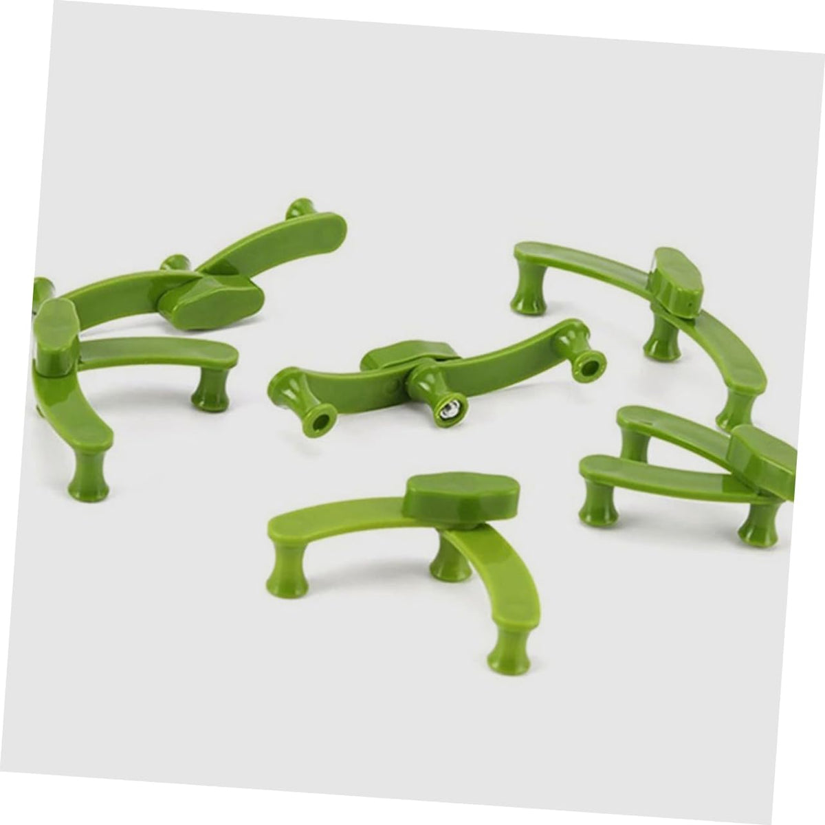 12pcs Plant Branch Benders Plastic Adjustable Fixing Clamps for Garden
