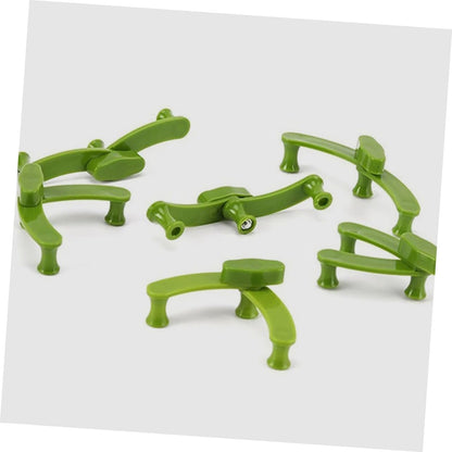 12pcs Plant Branch Benders Plastic Adjustable Fixing Clamps for Garden
