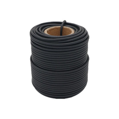 Garden Flexible Wire Tie, Soft Twist Plant Ties Support Plant Vines for Supporting and Fixing Garden Planting Branches Vines & Stems ，Organize Data Wire and Office Organization 65.6’ ( 3.5MM) (black)
