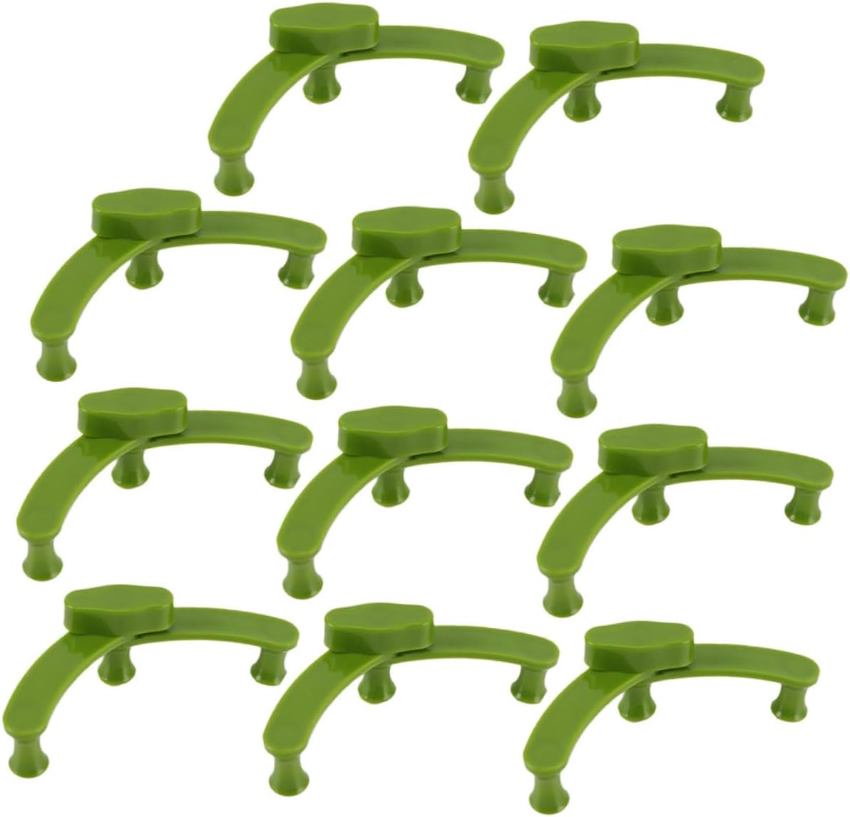 12pcs Plant Branch Benders Plastic Adjustable Fixing Clamps for Garden