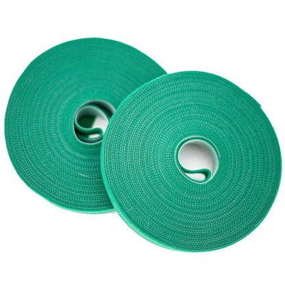 Garden Tie Green Tape, Plant Supports, Gentle On Plants (32.8ft × 0.6 inch, 2 Rolls, Green)