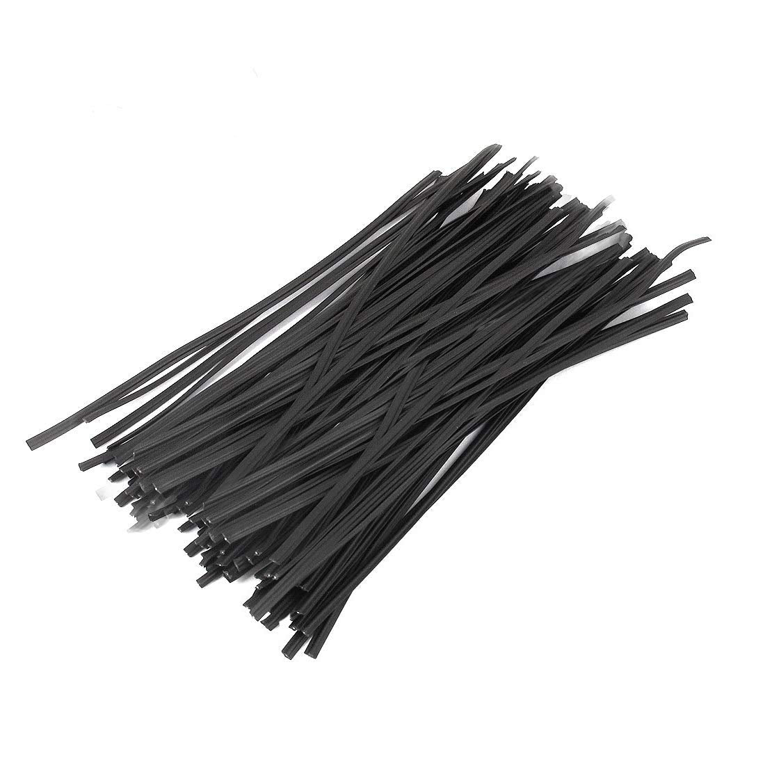 Green 6" Twist Ties (500 Pack) - Pre-Cut Garden Plant Ties in Self-Sealing Bag, Sturdy PET & 0.45mm Iron Core, Heavy Duty Reusable Ties for Tomato, Monstera, Vines and Cords