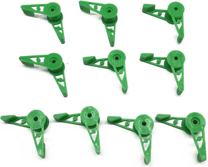 Branch bender 100pcs Plant Branches Bender Training Clips Garden Stem Trainer Clips 270 Degree Adjustable Planter Holder For Low Stress Training Tool for Plant Bonsai Garden Home(Green)