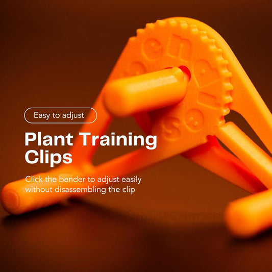 Milltrip Plant Branch Benders, 30pcs Low Stress Training Clips Adjustable Reusable Plastic Plant Stem Bender Training Clips for Gardening, default