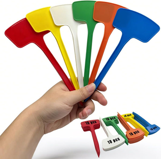 7.8" Large Plastic Plant Labels,60 Pack Plant Markers Tags