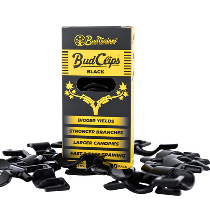 BudTrainer BudClips for Low Stress Plant Training, Blue, 20-Pack