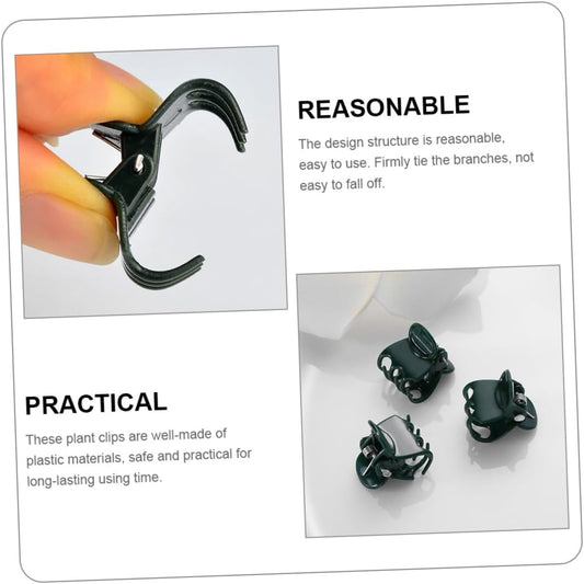 Plant Support Clips 40pcs Plastic for Vine Vegetables Beans