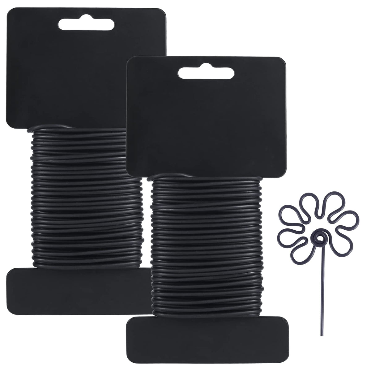 Tenn Well 2Pk 52ft 3.5mm Garden Wire Ties for Climbing Plants