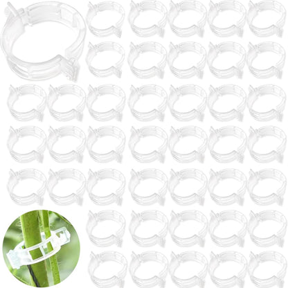 GXXMEI 302PCS Plastic Plant Support Clips for Tomato Vine, Vegetables, Garden