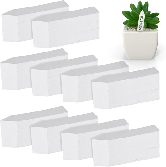 YaeCCC 4 Inches Plant Labels Plastic Plant Tags Nursery Garden Labels Pot Marker Garden Stake Tags for Fruit Trees, Flowers, Shrubs, etc (1000)