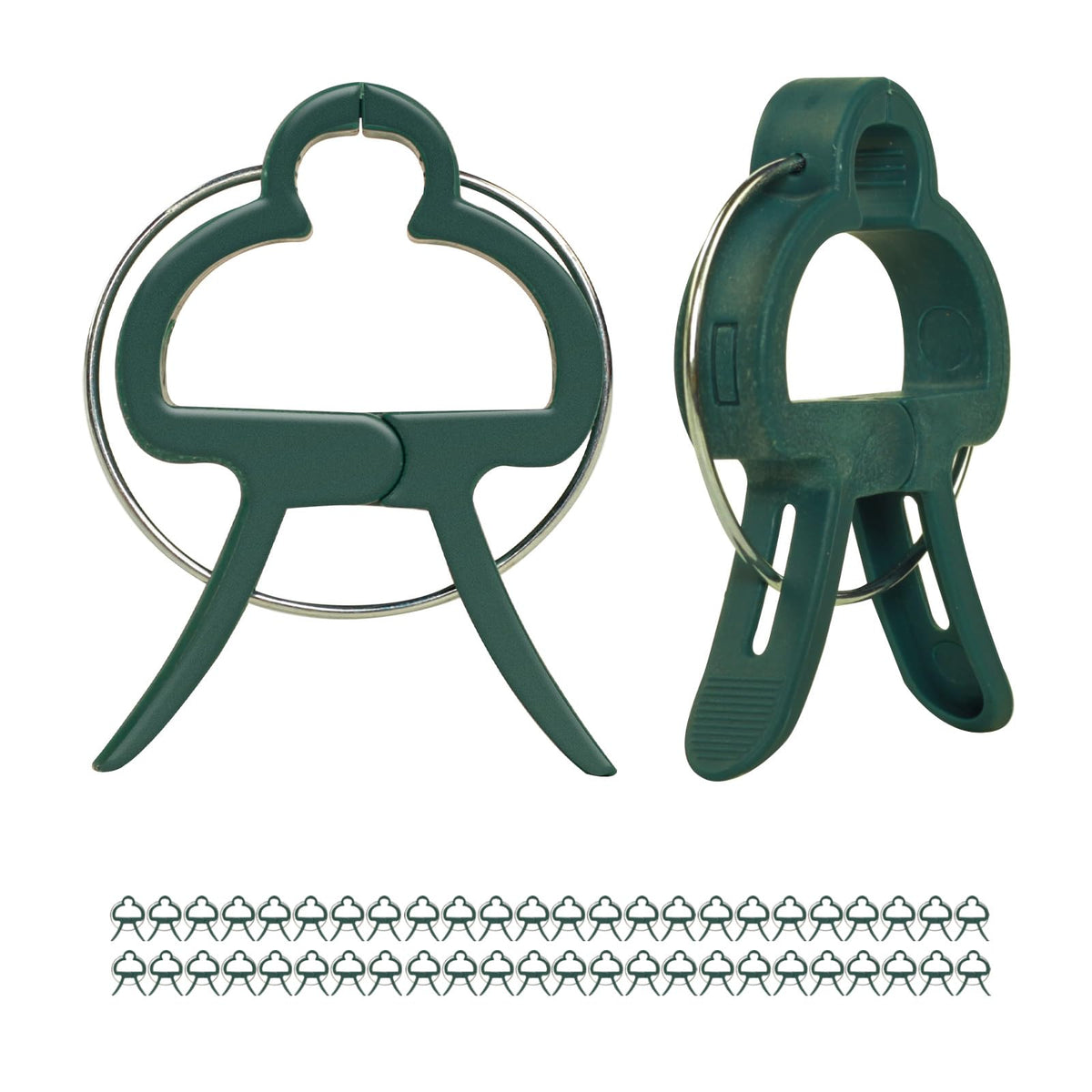 50 PCS Tomato Clips for Climbing Plants - Durable Plant Support Clips for Tomato, Cucumber, Flower, Squash Vine - 25 Large & 25 Small Clips Included