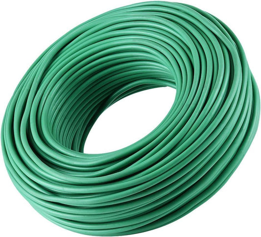 PGarden-EZ Heavy Duty Garden Plant Ties, 250 Feet Soft Twist Ties for Vines Tomatoes, Thick Green Zip Ties for Climbing Plants and Garden Twine