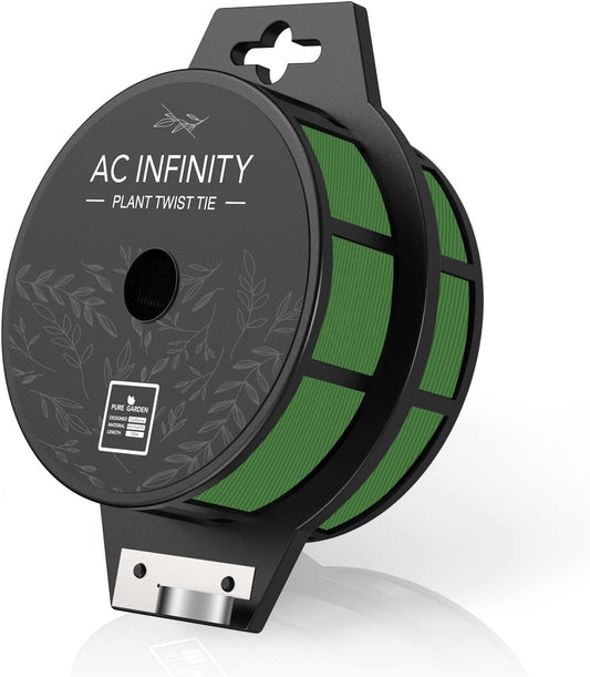 AC Infinity Twist Ties with Built-in Cutter, 100 m (328 ft.)
