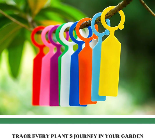 Plant Tags GVKES 200PCS, Thick Waterproof Plant Labels, Weather Resistant Tree Tags Garden Markers for Indoor Outdoor Gardening, Potted Plants, Vegetables, Greenhouse