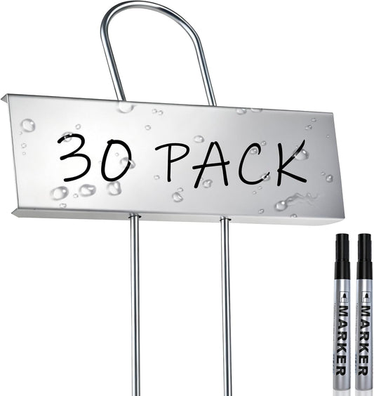Waterproof Metal Plant Labels Markers Tags for Outdoor Gardening