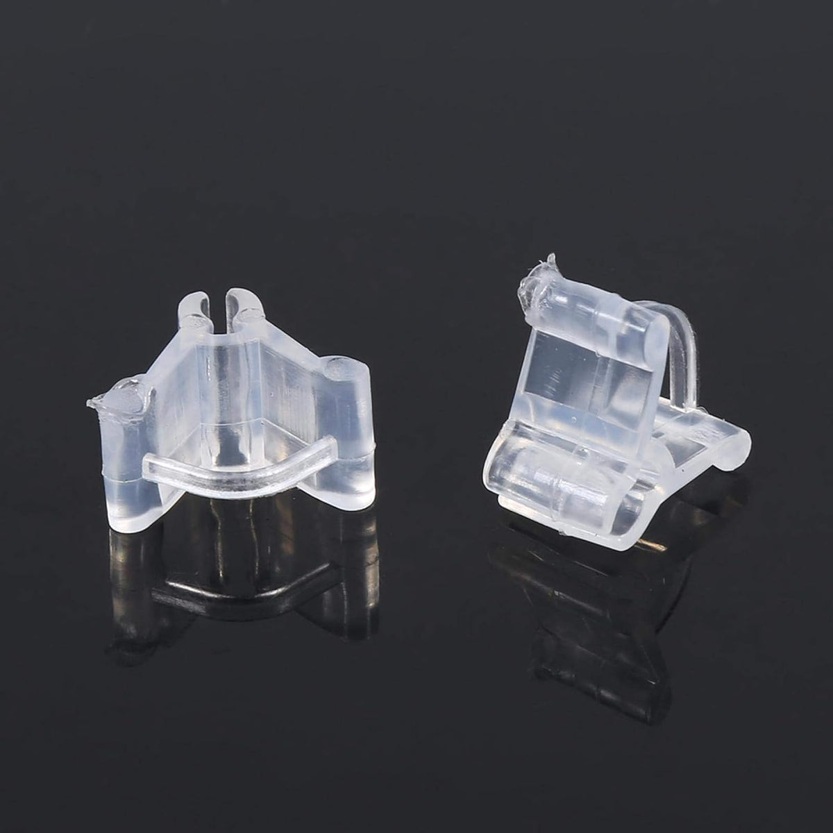 100Pcs Special Plant Grafting Clip, Tomato Seedling Grafting Clip Eggplant Grafting Clamp Mini Transparent Flower Plants Grafting Clips for Plants