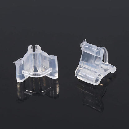 100Pcs Special Plant Grafting Clip, Tomato Seedling Grafting Clip Eggplant Grafting Clamp Mini Transparent Flower Plants Grafting Clips for Plants