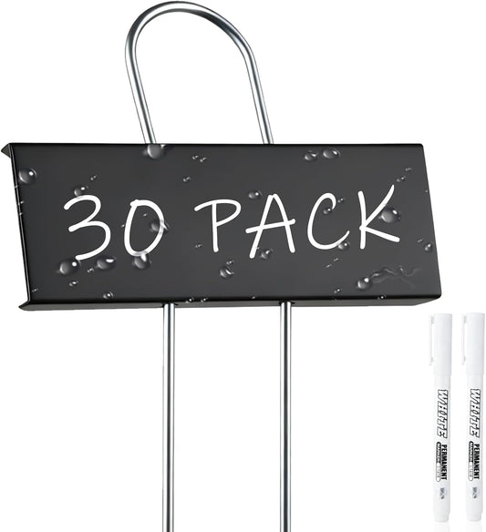 Waterproof Metal Plant Labels Markers Tags for Outdoor Gardening