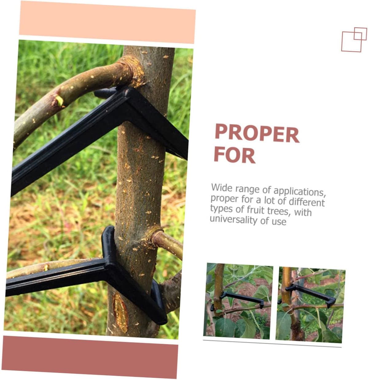 LIOOBO 25Pcs Plant Branches Bending Clamps for Pear Small Branches