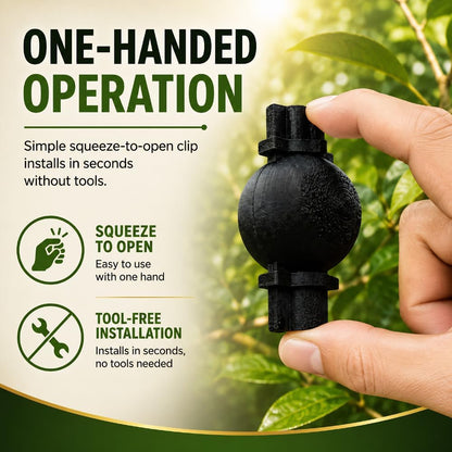 Plant Propagation Ball Holder for Air Layering – Snap-On Branch Clip for Root Development | Tool-Free Garden Propagation System | Fits Standard Rooting Spheres