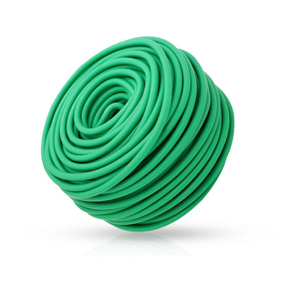 Soft Plant Ties, Garden Ties TPR Flexible Durable Heavy Duty Twist Wire for Twine Tomato Branches Vines and Tying Up Cable Wires (Green) (50ft, 0.2in)