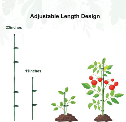 165Pcs Adjustable Plant Support Stake for Potted Plant Flower Tomato Orchid