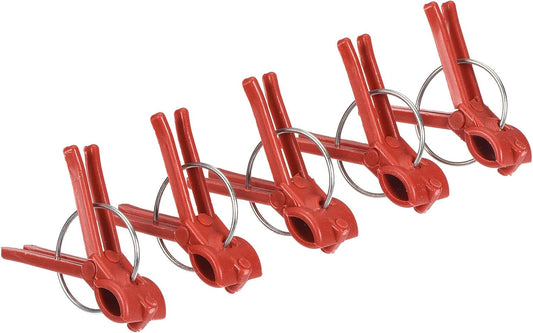 MECCANIXITY Plant Grafting Clips Plastic Curved Mouth Garden Clamps Fixing Connects Gardening Tool for Vegetable Vine Pack of 200