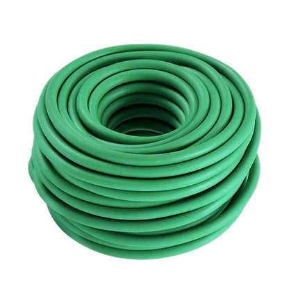 Soft Plant Ties, Garden Ties TPR Flexible Durable Heavy Duty Twist Wire for Twine Tomato Branches Vines and Tying Up Cable Wires (Green) (50ft, 0.2in)