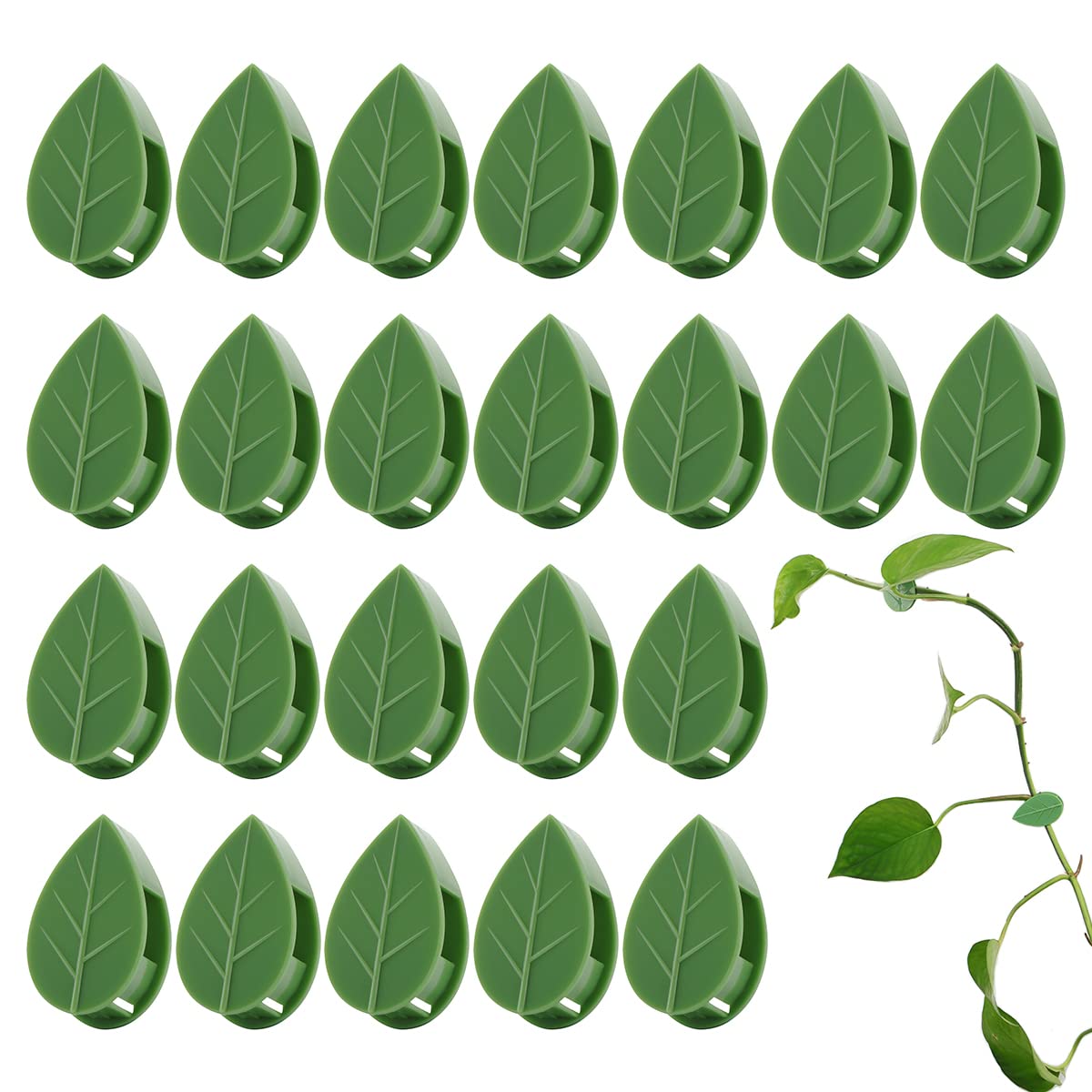 100 Pcs Plant Climbing Wall Fixture Clips, Self-Adhesive Hook for Vines