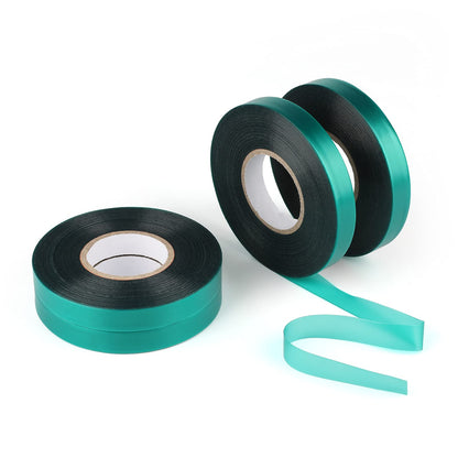 KINGLAKE GARDEN Stretch Tie Tape Roll 4 Rolls Total 600 Feet 1/2" Green
