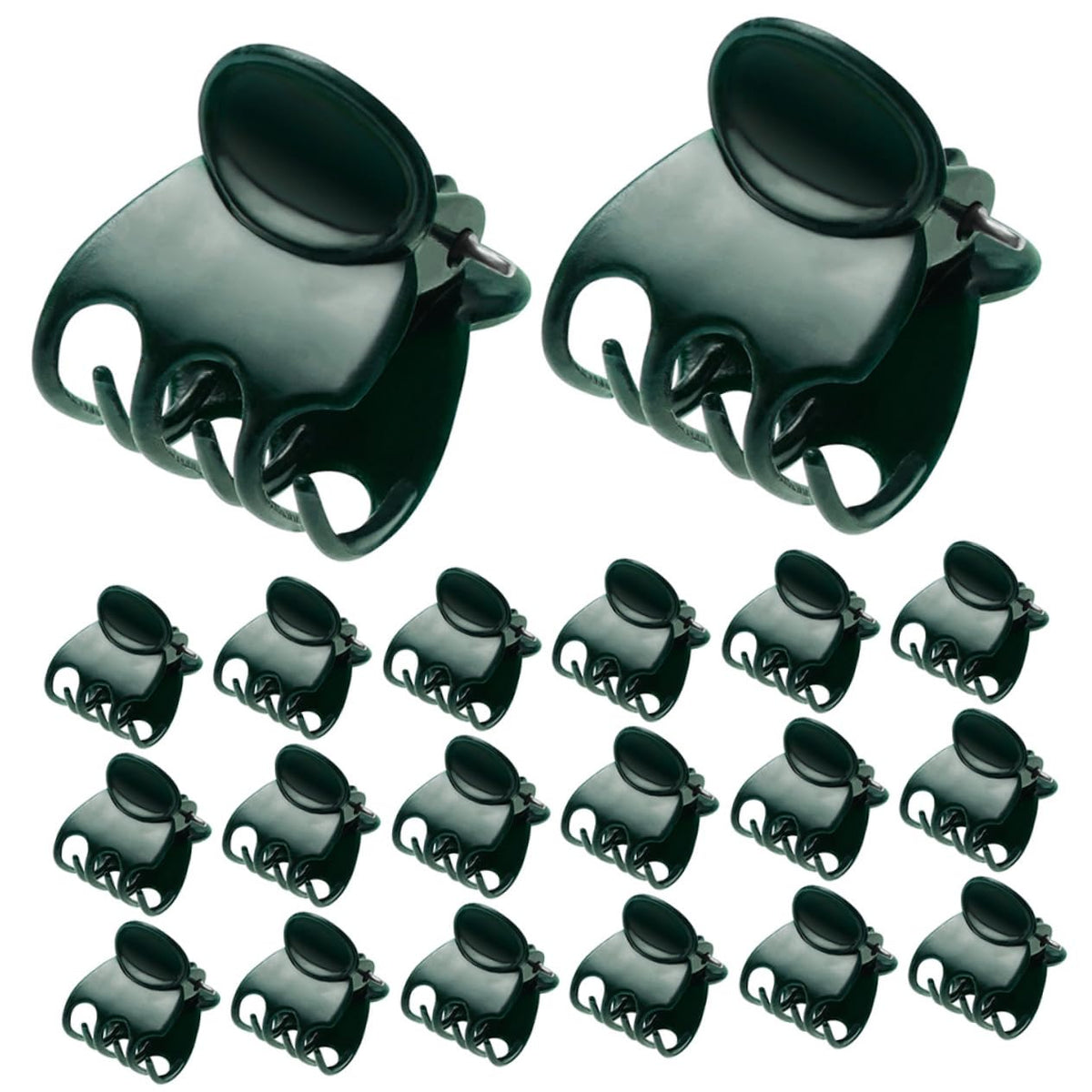 Plant Support Clips 40pcs Plastic for Vine Vegetables Beans