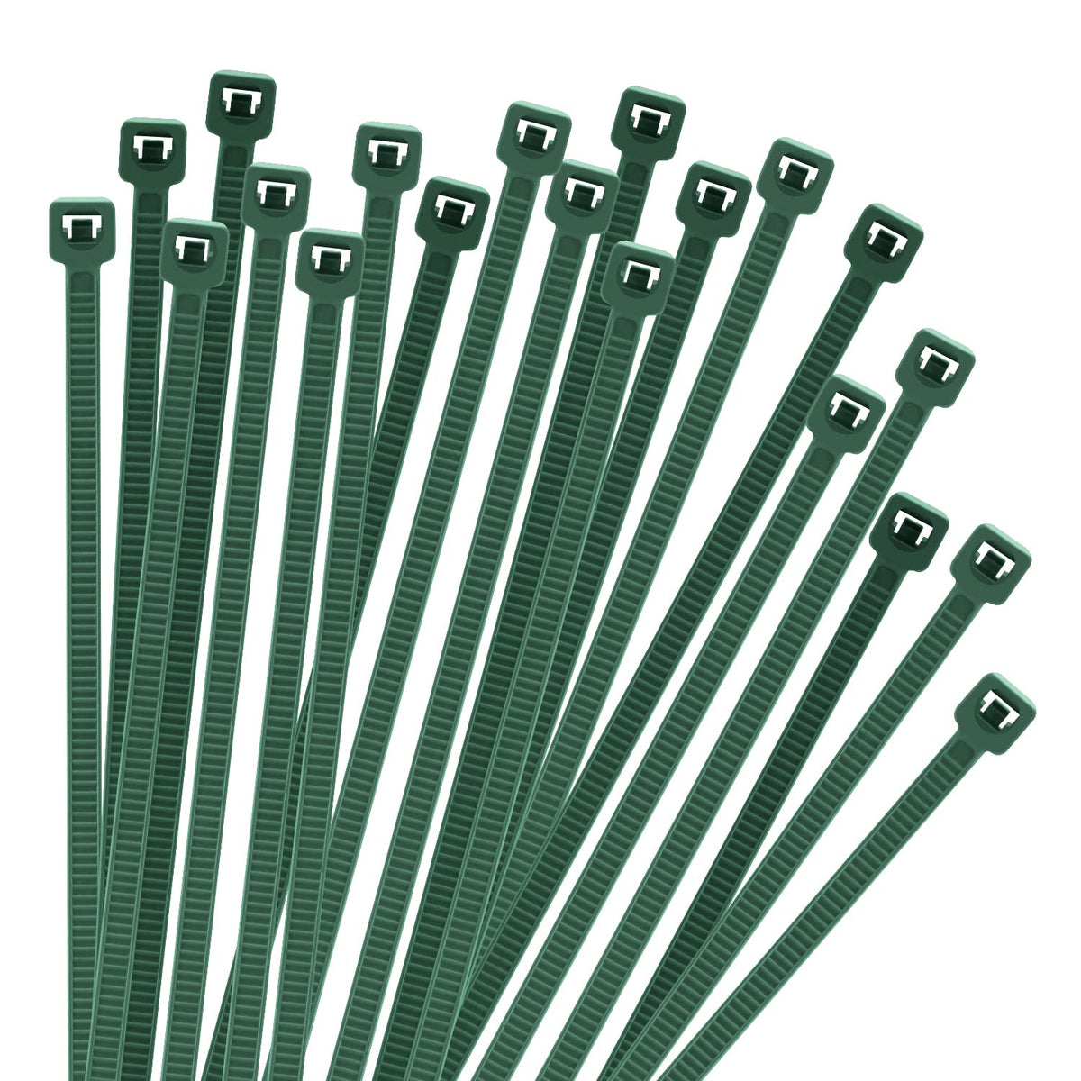 Armpow 8 Inch Garden Green Zip Tie 1000 PCS, 40 Lbs - Small to Medium Zip Tie, Nylon PA66 UV Resistant Cable Tie Heavy Duty for Indoor and Outdoor Use - Ideal for bundling and securing objects
