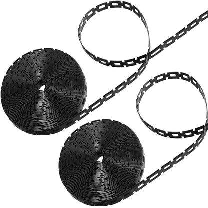 50 Ft Plastic Chain Lock Tree Tie, 1/2" Wide Adjustable Tree Support Straps