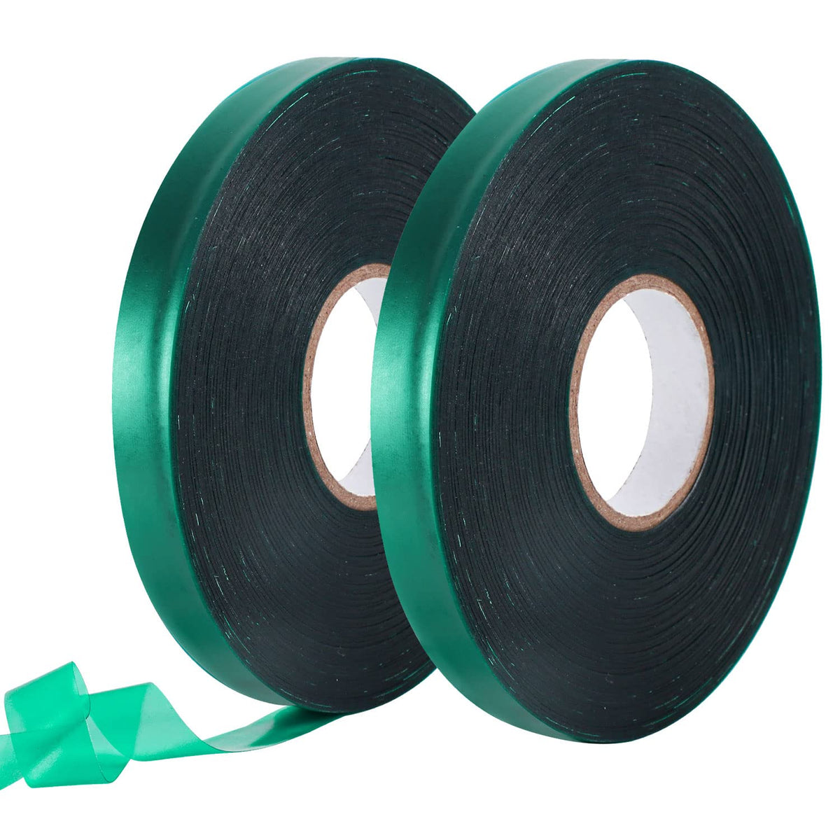 300FT Stretch Tie Tape Roll, 1'' Plant Tape Green Stretch Garden Tie