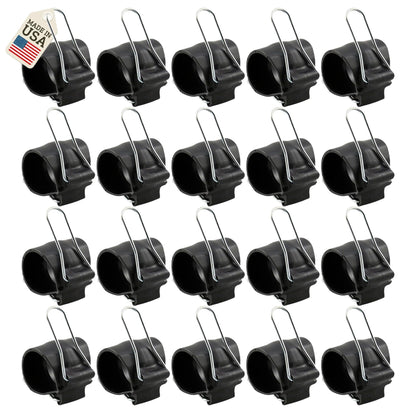 Reusable Greenhouse Clips Made in USA – Orchid Clips, Plant Support Clips & Cord Clips – Heavy-Duty, Weather-Resistant & Durable – Secure Stems, Vines, Wires, Cables, Tomato Plants – Indoor & Outdoor