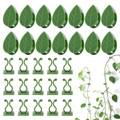 100 Pcs Plant Climbing Wall Fixture Clips, Self-Adhesive Hook for Vines