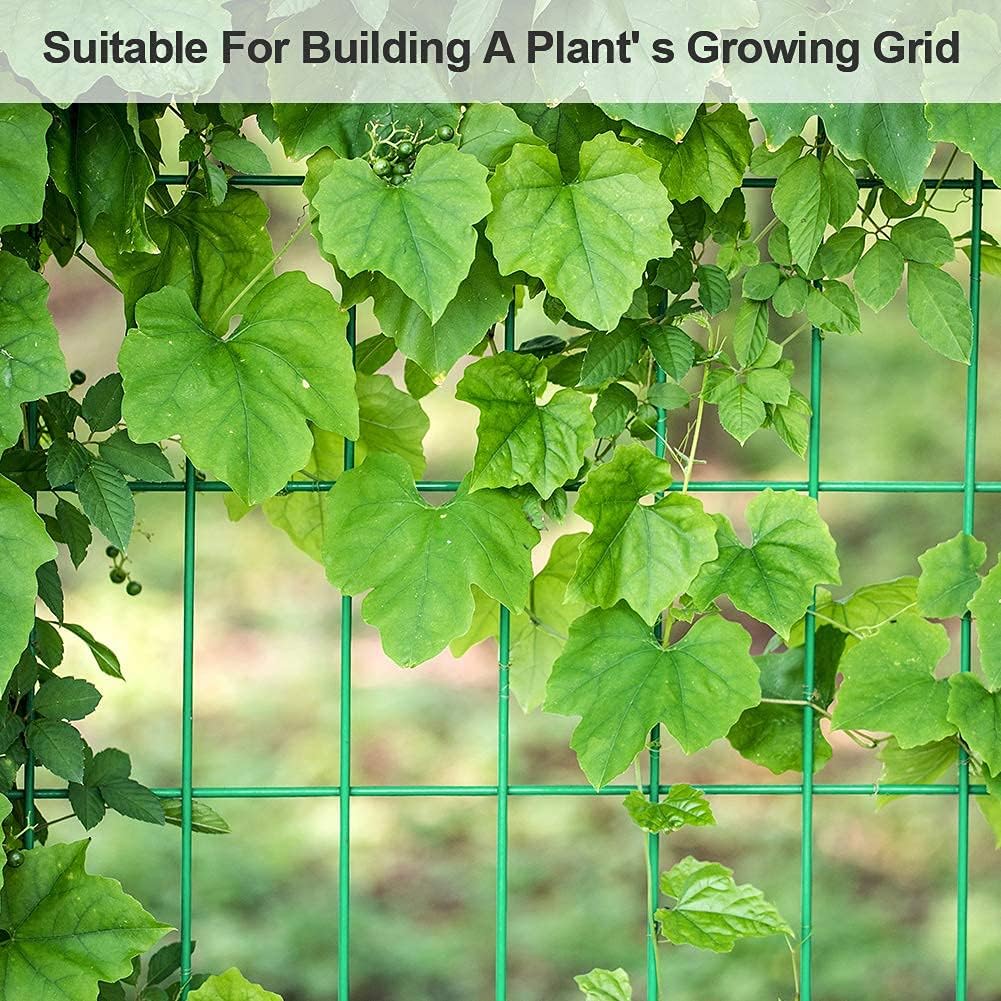 Soft Plant Ties, Garden Ties TPR Flexible Durable Heavy Duty Twist Wire for Twine Tomato Branches Vines and Tying Up Cable Wires (Green) (50ft, 0.2in)
