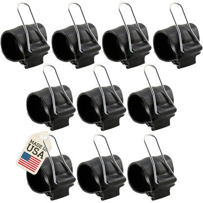 Reusable Greenhouse Clips Made in USA – Orchid Clips, Plant Support Clips & Cord Clips – Heavy-Duty, Weather-Resistant & Durable – Secure Stems, Vines, Wires, Cables, Tomato Plants – Indoor & Outdoor